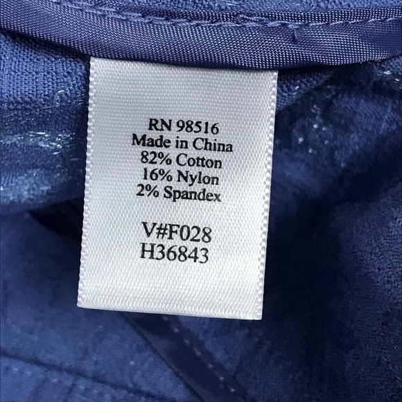 Coldwater Creek Blue Button Blazer Petite 8 - Picture 6 of 7